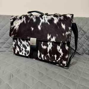 Sac à bandoulière pour ordinateur portable en cuir véritable moderne et portable avec logo personnalisé pour hommes, voyages d'affaires LHLB-0001 - Product Image 5