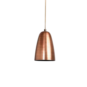 Lámpara colgante de metal con forma de cono, acabado cobrizo, para isla de cocina, comedor, bar, iluminación. - Product Image 6