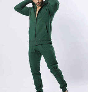 Wholesale Printed Heavyweight Cotton Fleece Baggy <b>Sweatpants</b> <b>Set</b> Casual Plus Size Winter Men Two-Piece Breathable Tracksuit - Product Image 4