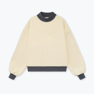 Sweat-shirt noir uni en coton teint en fil 100 % pour femme avec nœuds roses et versets bibliques, col rond, manches longues, tenue décontractée d'automne - Product Image 1