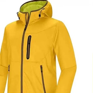 Chaqueta Softshell para Hombre, Impermeable, Cortavientos, con Capucha, Logotipo Estampado en la Parte Delantera, Fabricación OEM, Venta al Por Mayor, Alta Calidad, Nueva - Product Image 6