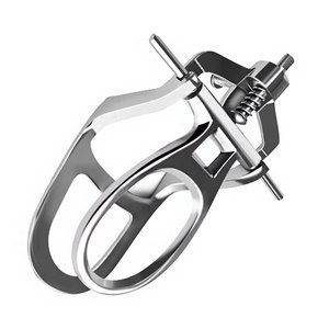Articulateur dentaire manuel chromé à charnière pour arc moyen-bas, instrument de prothèse réglable pour laboratoire dentaire - Product Image 3
