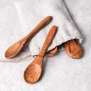 High Quality Natural Wood <b>Mirror</b> Polish Artisan-Crafted Eco-Friendly Stylish Wooden Spoon for Party Use - Product Image 3