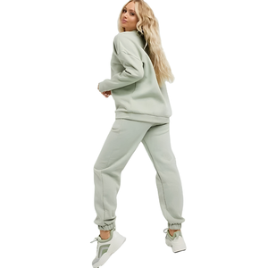 Conjunto Deportivo de Otoño para Mujer, Sudadera con Capucha y Pantalones de Algodón, Estilo Casual, Venta al Por Mayor, Proveedor OEM - Product Image 3