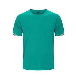 Pakistan Manufactured Men's Breathable Polyester Cotton Quick Dry Lightweight <b>Shorts</b> Set Vintage Fashion Wear T-Shirt - Product Image 5