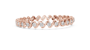 UNIQUE LAB GROWN CUT DIAMOND RHODIUM PLATED LUXURY CERTIFIED TENNIS BRACELET <b>SET</b> 18KT WHITE <b>GOLD</b> DAILY OFFICE WEAR WEDDING - Product Image 5