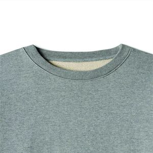 Sweat-shirt d'hiver personnalisé pour homme en molleton bouclette coupe-vent respirant col rond coupe classique coton lourd 430g chaud - Product Image 6