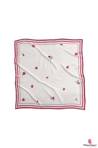 High Quality Short <b>Scarf</b> Fabric Custom Printing OEM ODM White Label Textile Factory Fashion Accessories Manufacturer - Product Image 2