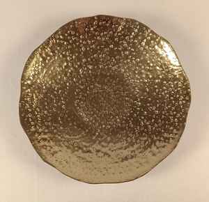 Bandeja de Servicio Rectangular de Metal con Acabado en Latón Antiguo y Asas, Plato Decorativo Dorado para Mesa de Centro y Otomana - Product Image 5