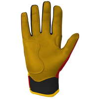 Gants de frappe en cuir à manchette courte de la série Griffin, design unique, pour sports de terrain, gants de baseball