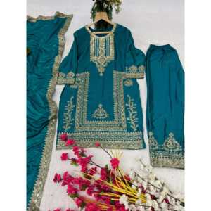 Ensemble Dupatta haut-bas et magnifique pour femmes - Product Image 5