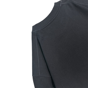 เสื้อยืดโอเวอร์ไซส์สีดำผ้าฝ้าย แขนสั้น คอกลม ทรงพอดีตัว สไตล์สตรีทแวร์ สำหรับผู้ชาย - Product Image 5