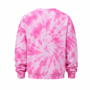 Sudadera Tie Dye para Adultos, de Algodón y Felpa, Cuello Redondo, Personalizable, al por Mayor, Fabricante, Ropa Cómoda de Moda, Informal, para Invierno - Product Image 2