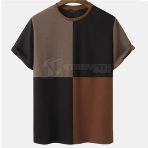 T-shirt vintage pour homme le plus populaire, respirant, à manches courtes, 100% coton - Prix de gros 2024 - Product Image 2