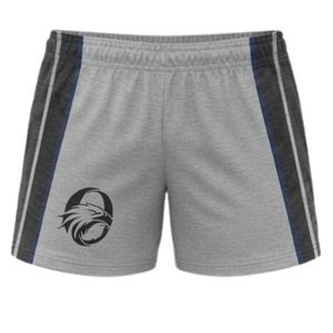 Pantalones Cortos de Netball Sublimados Grises y Negros Unisex, Uniformes Deportivos Ligeros de Poliéster, Ropa Deportiva para Equipos, Ropa de Entrenamiento de Alto Rendimiento - Product Image 1