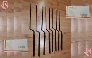 Juego de 9 Piezas de Disectores de Columna Vertebral Manuales de Acero Inoxidable BISONS |   Instrumentos para Cirugía de Columna Vertebral Mínimamente Invasiva - Product Image 2