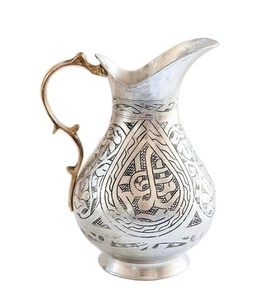 Luxury Aluminium Printed <b>Water</b> <b>Jug</b> Hand Engraved Metal Pitcher Tableware an Home Decor Kitchenware Restaurant - Product Image 3
