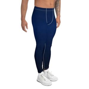 Leggings Deportivos para Hombre con Cintura Elástica, Color Puro, Acabado Metálico Brillante, Elásticos, para Gimnasio, Entrenamiento, Fitness y Running - Product Image 2