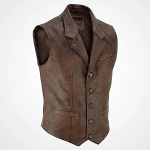 Chaleco de Cuero para Motocicleta para Hombre, Chaleco de Motociclista Premium - Product Image 3