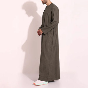 Tendances 2026 : Jubba islamique pour hommes, haute qualité, anti-rétrécissement, manches longues, service OEM personnalisé, thobe / thawb - Product Image 4