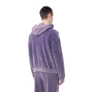 Survêtement Homme Personnalisé avec Logo, Effet Délavé, Tissu Épais, Tenue de Sport, Jogging, Vente en Gros - Product Image 4