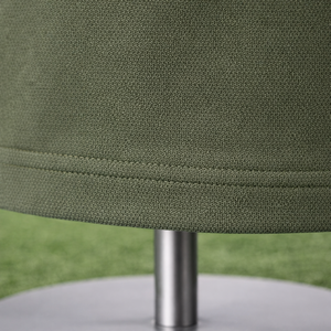 Polo Verde Oliva para Hombre |   Camiseta Polo Casual de Manga Corta en Piqué de Algodón con Cuello a Rayas - Product Image 4