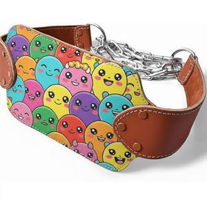 Ceinture de musculation en cuir PU style Anime avec chaîne, pour tractions lestées, soutien dorsal, entraînement en salle de sport - Product Image 3