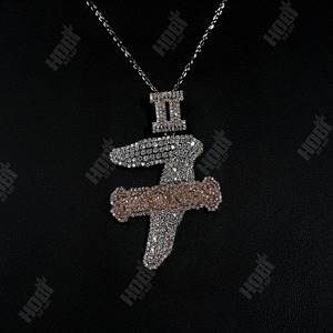 Moissanite Luxury Party <b>Pendant</b> Necklace 925 Sterling <b>Silver</b> Iced Hip Hop Customized for Women Men's - Product Image 4