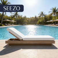 Chaise longue de piscine en vente chaude, chaise longue d'extérieur, chaise longue portable, chaise de pont, chaise de plage pliable réglable en aluminium pour piscine