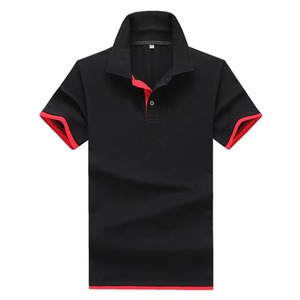 Camisas de Golf para Hombre, 100% Algodón, Tejido de Punto Informal, Logotipo Bordado Personalizado en la Parte Delantera, Bolsillo, Antiarrugas, Estampado - Product Image 1