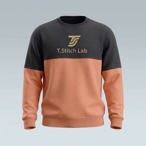 เสื้อสเวตเชิ้ตคอกลมผู้ชาย แขนยาว แห้งเร็ว ทรงปกติ สไตล์สตรีทแวร์ ใส่ได้ในฤดูหนาว รับสกรีนโลโก้ ขายดี - Product Image 6