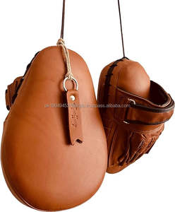 High Quality Vintage 100% Cow Leather MMA Training <b>Focus</b> Mitts PRO <b>Focus</b> <b>Pads</b> in TAN Color for Boxing Trainers & Fitness Use - Product Image 2