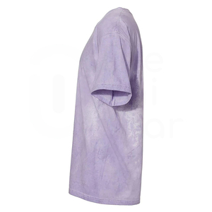 Camiseta de Manga Corta para Hombre, Cuello Redondo, Tejida, Estampado Arcoíris, Corte Regular - Product Image 2
