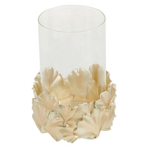 Porte-bougie en verre en forme de feuille de Ginkgo, centre de table décoratif pour la maison et les mariages, fabricant - Product Image 3