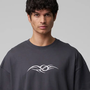 Camiseta de Cuello Redondo con Logotipo Personalizado Serigrafiado para Hombre, Venta al por Mayor, Unisex, de Algodón, Manga Corta, Transpirable, Ecológica, Corte Regular - Product Image 4