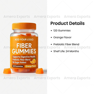 Gomitas de Fibra de Marca Privada Sin Azúcar Añadido, Fórmula Prebiótica, Proveedor de Exportación - Product Image 4