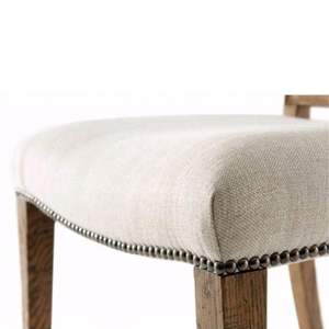 Silla de Comedor de Madera de Roble de Alta Calidad y Duradera, Estilo Moderno de Mediados de Siglo, Tapizada en Tela, para Hogar, Oficina, Villa, Hotel, Apartamento, Venta al por Mayor - Product Image 4