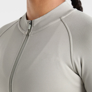 Stand Collar Design <b>Yoga</b> Sportswear Zipper <b>Jacket</b> Fitness Bra & Shorts Sets Female Athletic Wear High Waist 3 Piece Sets - Product Image 3