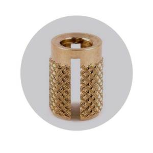 Insertos de Latón de Alta Precisión Tipo Press Lock con Acabado Resistente a la Corrosión para un Fijado Duradero - Product Image 4