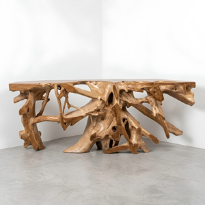 Teak Root <b>Console</b> <b>Table</b> Manufacturer OEM ODM Wholesale Custom Solid Wood Furniture for Importers Hospitality Projects Export - Product Image 3