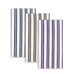 Yarn Dyed Kitchen Linen Quick-Dry Eco-Friendly Cotton Soft Kitchen <b>Towel</b> with <b>Striped</b> Pattern Export In India - Product Image 6