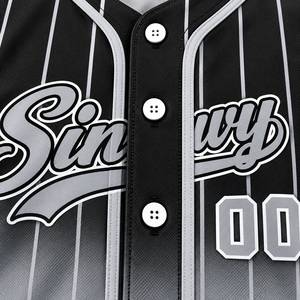 Camiseta de Béisbol Sinewy Personalizada con Nombre y Número, Sublimada, a Rayas, Unisex, para Adultos, Absorbente de Humedad, Manga Corta, Corte Regular - Product Image 5
