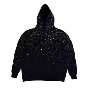 Sudadera con Capucha de Secado Rápido para Hombre con Pedrería, del Mejor Fabricante, Sudadera con Capucha de Algodón Mezclado con Pedrería, Sudadera de Moda Urbana, Sudadera Informal - Product Image 1