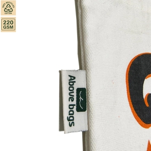 220 GSM Cotton <b>Canvas</b> <b>Drawstring</b> Storage <b>Bag</b> Gift Storage 34x35 cm Flat Custom Logo Wholesale OEM Private Label Model SNC66 - Product Image 4