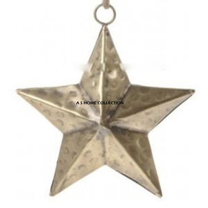 Ornements de Noël suspendus en fer argenté de luxe moderne, étoile faite à la main, haute qualité, couleur personnalisée, boîte fantaisie, Père Noël - Product Image 4
