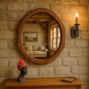 Espejo de resina de proveedor indio con marco facetado para sala de estar o comedor y decoración del hogar, uso específico disponible a buen precio - Product Image 3