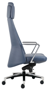 Chaise de bureau ergonomique de haute qualité en cuir - Product Image 6