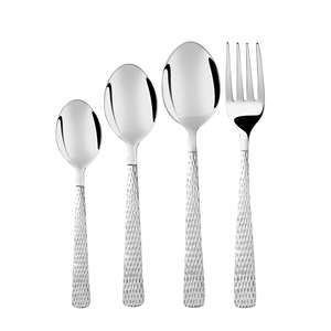 Ensemble de couverts en métal de qualité supérieure pour mariage, anniversaire, ou réception, finition élégante et luxueuse pour la table de restaurant - Product Image 3