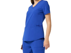 Prix d'usine – Ensembles de blouses d'infirmière unisexes à manches courtes avec logo personnalisé, en polyester, pour détection d'aiguilles, usage hospitalier, service OEM - Product Image 3