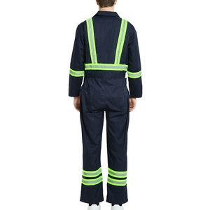 Combinaison de travail industrielle unisexe de haute qualité, combinaison de mécanicien à manches longues, imperméable, réfléchissante, haute visibilité, en polyester - Product Image 6